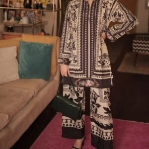 Stylish Era Stitched New Arrival Trendy Digital Print Hania 2pc Dress For Women and Young Girls