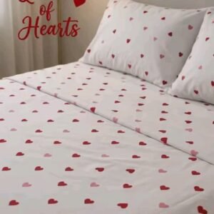 Premium Cotton King Size Bedsheet Set 3-Piece with 2 Pillow Covers – Soft & Breathable Double Bed Sheet