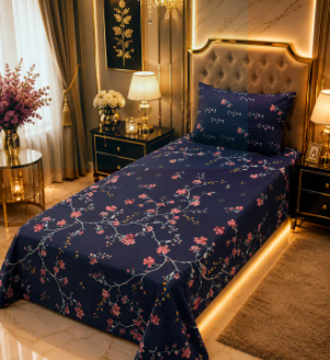 Cotton Mix Single Bed Sheet Set