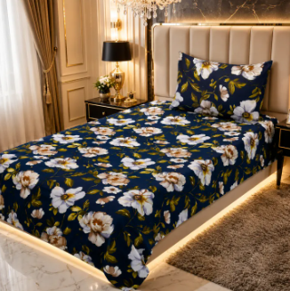 Cotton Mix Single Bed Sheet Set - Image 5