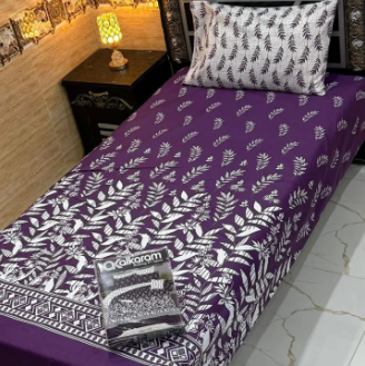 Cotton Mix Single Bed Sheet Set