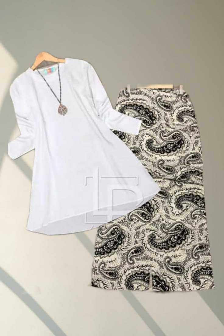 2Pc Stitched ladies dress - Trendy, Comfortable, linen dress Easy to Wear casual dress , dress for ladies - Image 5