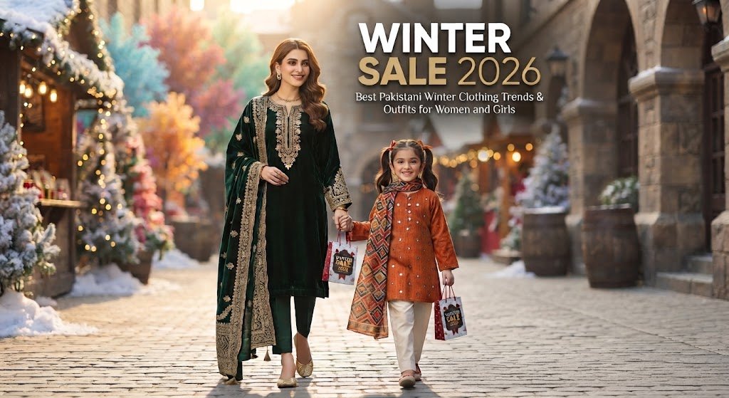 Winter Sale 2026: Best Pakistani Winter Clothing Trends & Outfits for Women and Girls