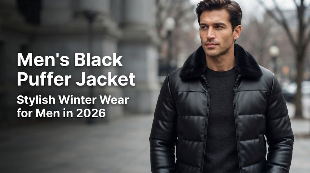 Men’s Black Puffer Jacket: Stylish Winter Wear for Men in 2026
